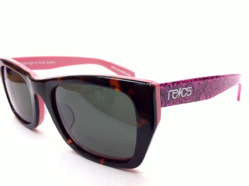 レックス（recs）CADE　recs-f31-25 DEMIBLK/PINK(GRAY LENS)