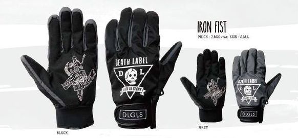 デスレーベル（DEATH LABEL）GLOVE グローブ　IRON FIST  【お買い得価格20％OFF】