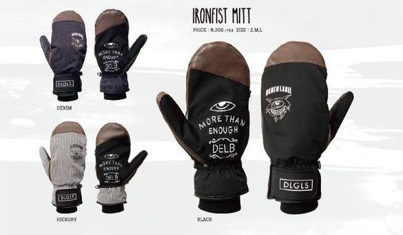 デスレーベル（DEATH LABEL）GLOVE グローブ　IRONFIST MITT 【お買い得価格20％OFF!!】