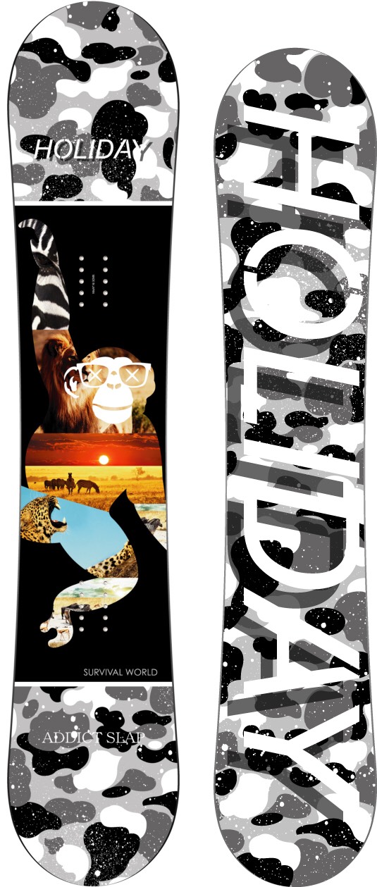限定1本★★ ホリデー（HOLIDAY）【ADDICT SLAP】15-16 スノーボード 2016年