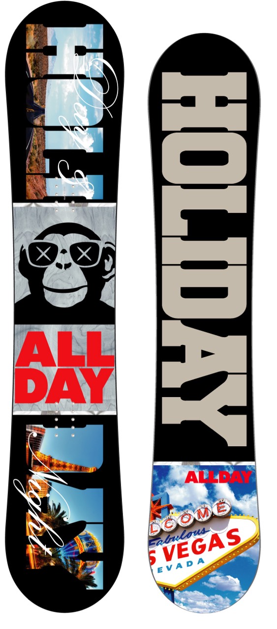 限定1本★早期予約★ホリデー（HOLIDAY）【ALL DAY】15-16 スノーボード 2016年