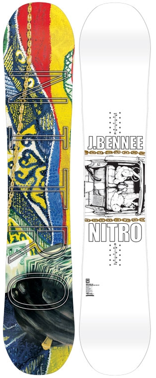 各サイズ1本★NITRO 14-15 大特価!! ナイトロ（NITRO）【Justin Bennee】14-15 スノーボード 2015年