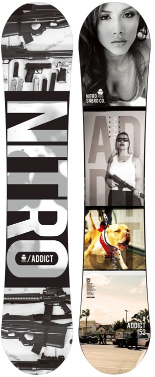 各サイズ1本★NITRO 14-15 大特価!! ナイトロ（NITRO）【ADDICT】14-15 スノーボード 2015年