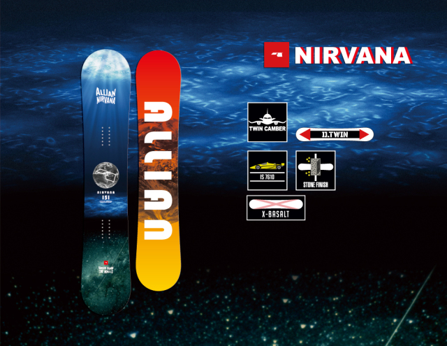 ALLIAN VIVIAN 21-22 142cm レディース ALLIAN アライアン スノーボード 板 レディース キャンバー