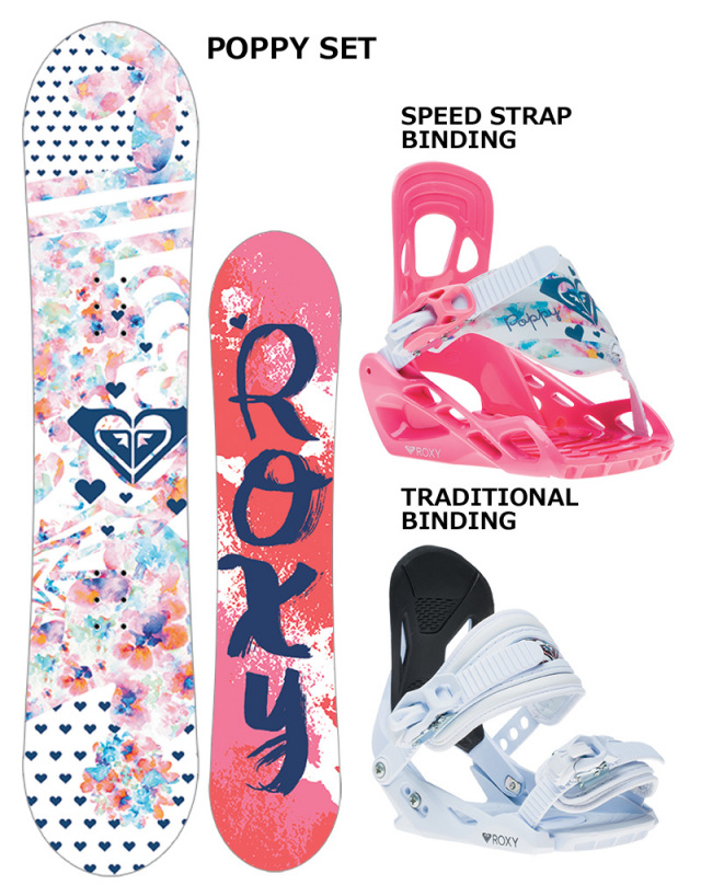 ロキシー（ROXY）POPPY BINDING SET 16-17NEW MODEL!! 30%OFF SALE!!
