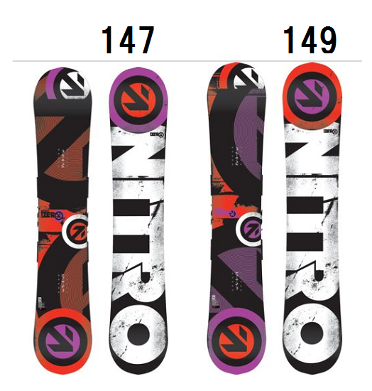 ナイトロ　サブゼロ　2014-2015 153cm ナイトロサブゼロ2014-2015 153cm