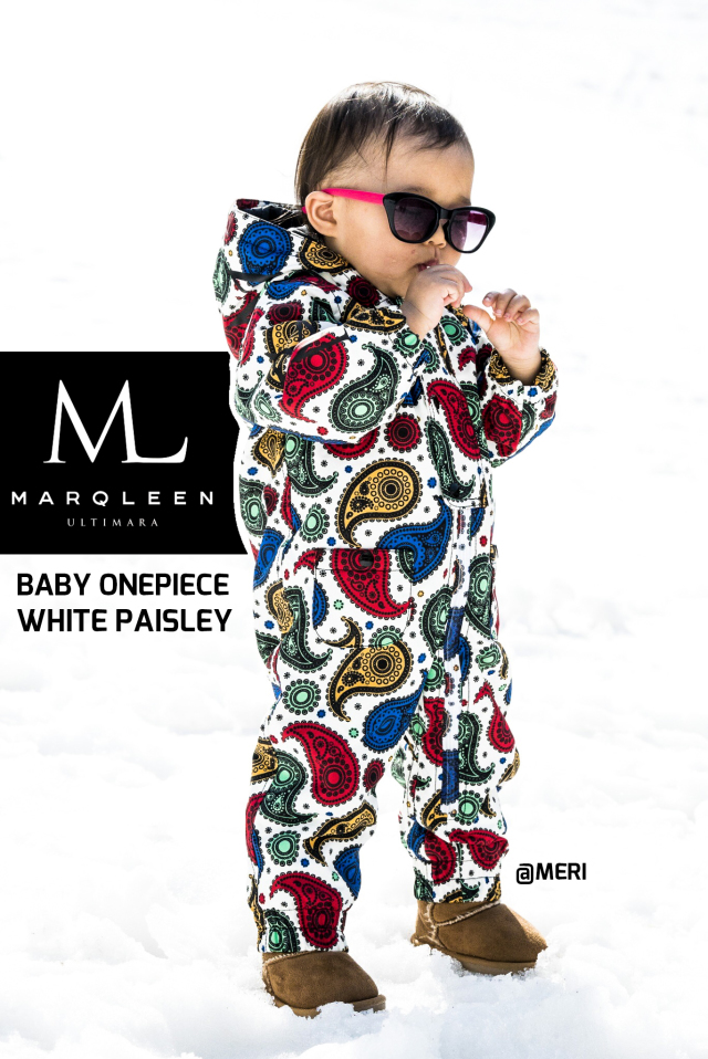マークリーン（MARQLEEN）BABY ONE PIECE カラー：WHITE PAISLEY 18-19モデル