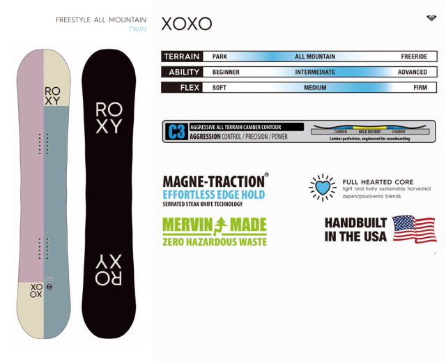 ROXY 20-21 XOXO 商品画像