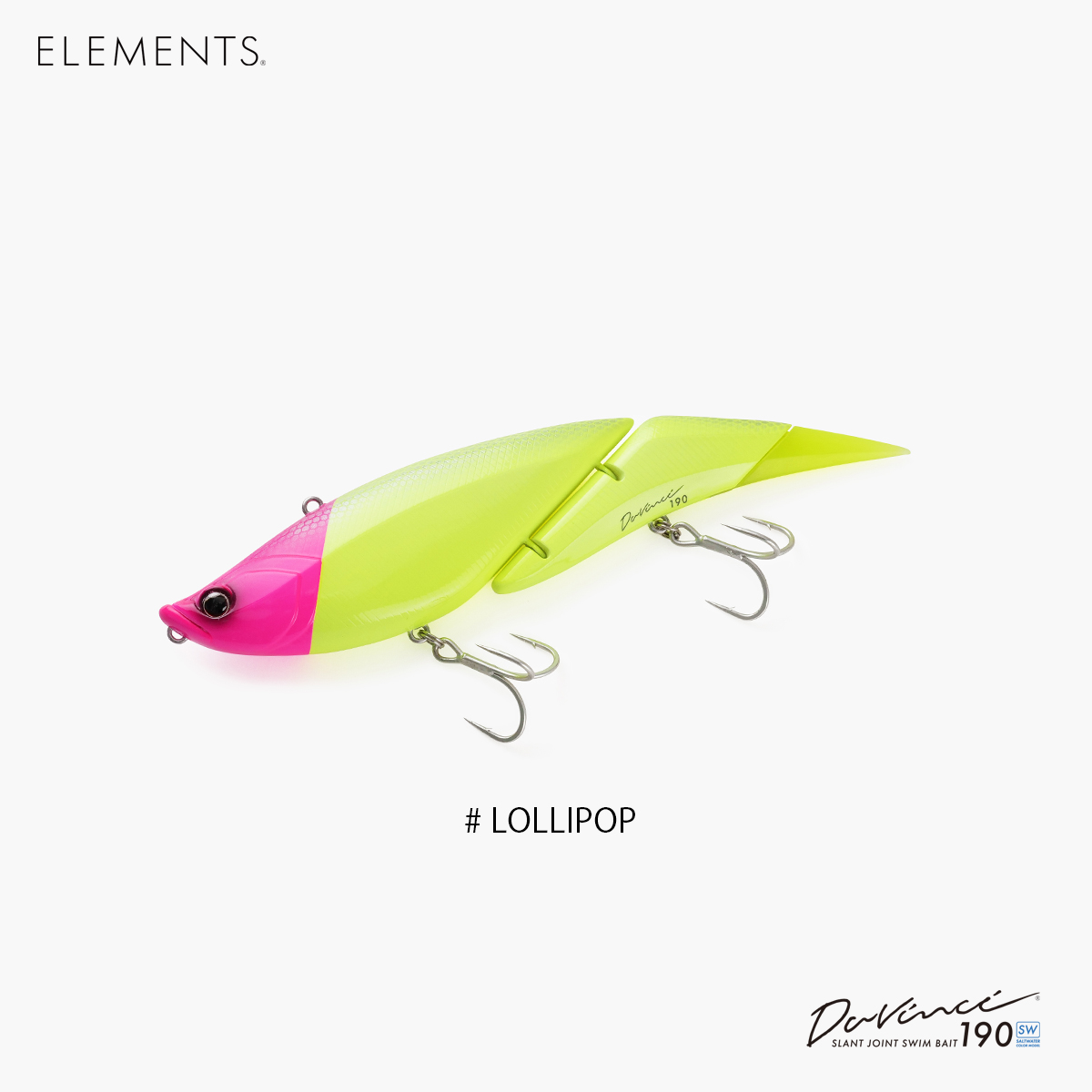 Davinci 190 ( ダヴィンチ 190 )SW COLOR（ソルトウォーター）#LOLLIPOP