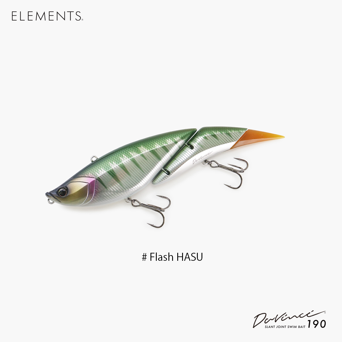 ELEMENTS ルアー|Davinci 190|機能と美を追求した唯一無二のスイムベイト（ダヴィンチ）|POND original通販