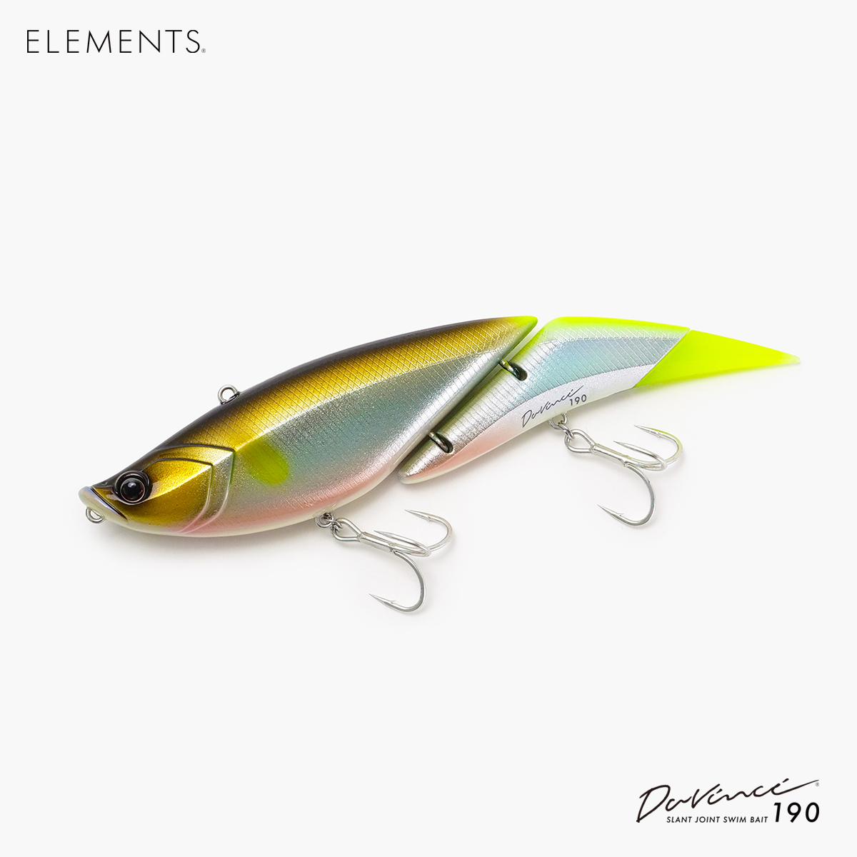 ELEMENTS ルアー|Davinci 190|機能と美を追求した唯一無二のスイムベイト（ダヴィンチ）|POND original通販
