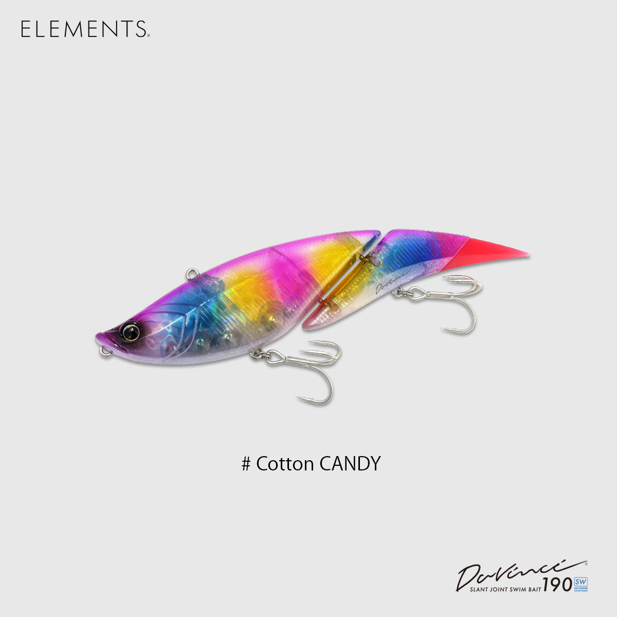 Davinci 190 ( ダヴィンチ 190 )SW COLOR（ソルトウォーター）#Cotton CANDY