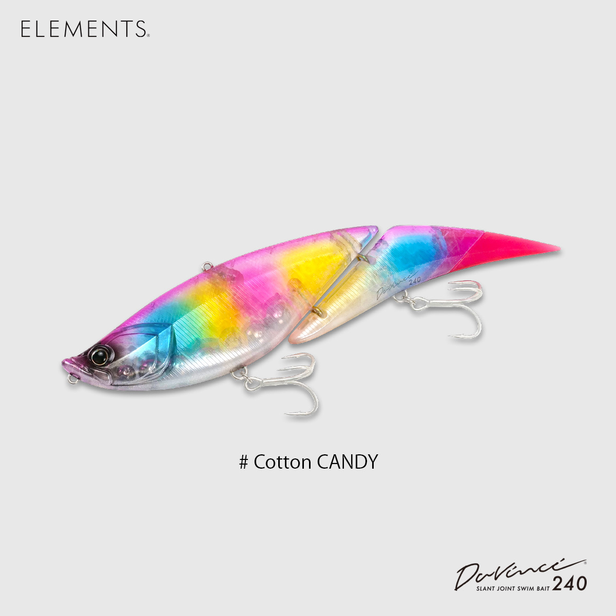 Davinci 240 ( ダヴィンチ 240 )SW COLOR（ソルトウォーター）#Cotton CANDY