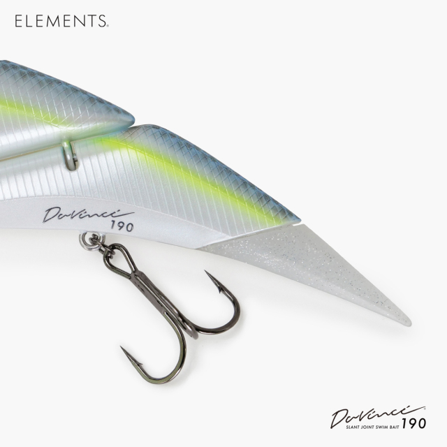 ELEMENTS ルアー|Davinci 190|機能と美を追求した唯一無二のスイムベイト（ダヴィンチ）|POND original通販