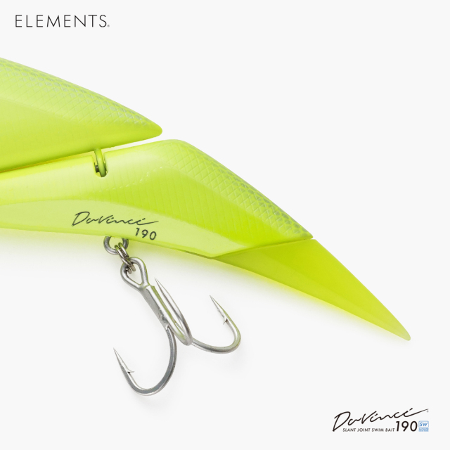 ルアー・フライ ELEMENTS Davinci 190 SW ELEMENTS Davinci190 (エレメンツ ダヴィンチ190) 【シーバスルアー