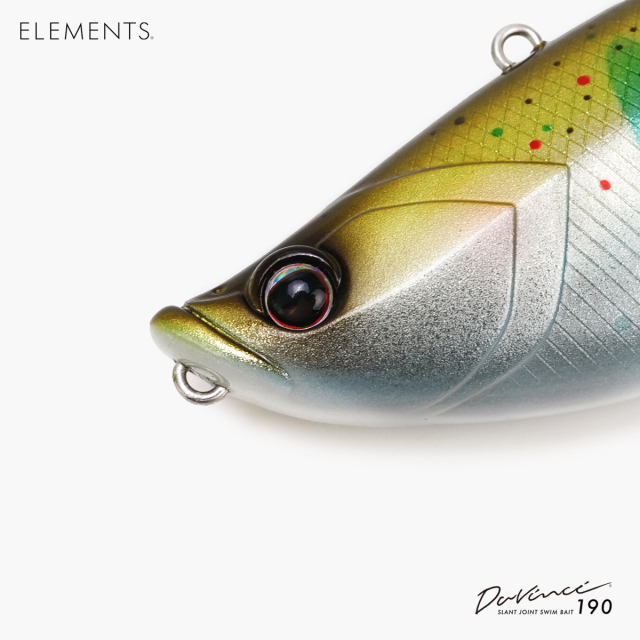 ELEMENTS ルアー|Davinci 190|機能と美を追求した唯一無二のスイムベイト（ダヴィンチ）|POND original通販