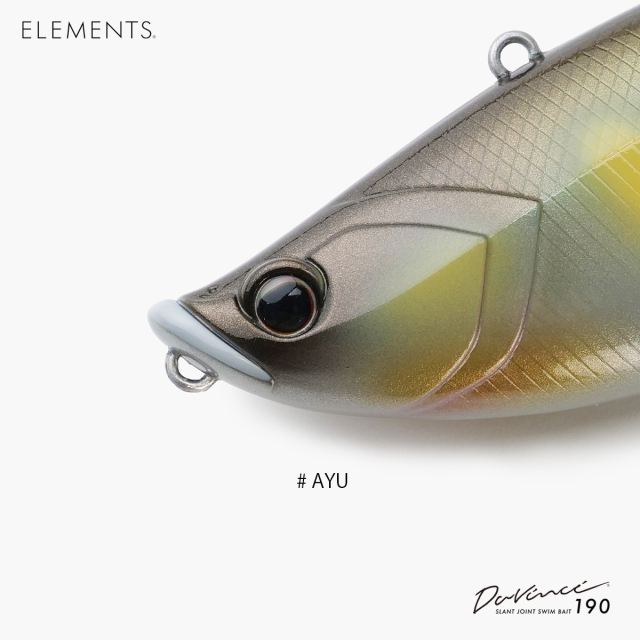 ELEMENTS ルアー|Davinci 190|機能と美を追求した唯一無二のスイムベイト（ダヴィンチ）|POND original通販