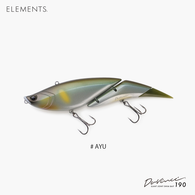 ELEMENTS ルアー|Davinci 190|機能と美を追求した唯一無二のスイムベイト（ダヴィンチ）|POND original通販