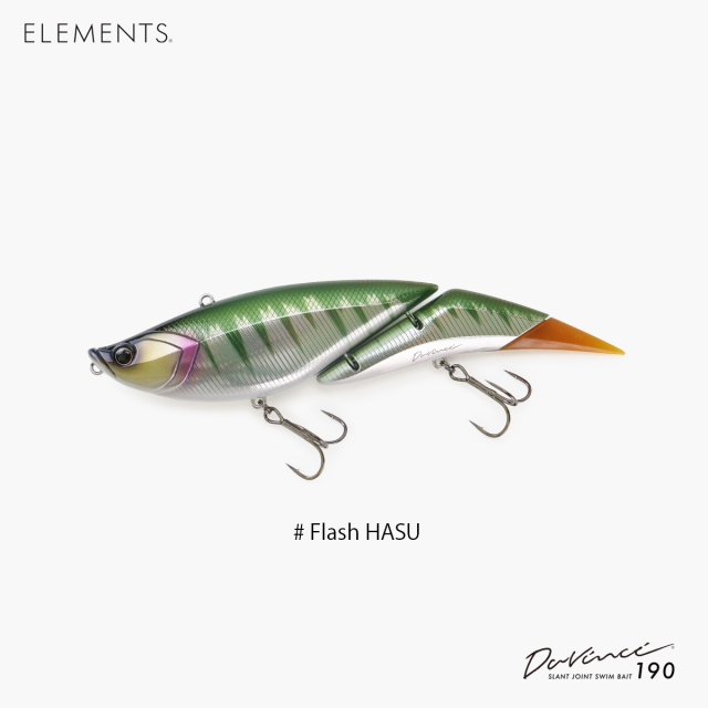 ELEMENTS ルアー|Davinci 190|機能と美を追求した唯一無二のスイムベイト（ダヴィンチ）|POND original通販