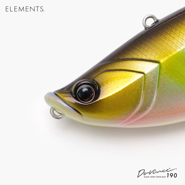 ELEMENTS ルアー|Davinci 190|機能と美を追求した唯一無二のスイムベイト（ダヴィンチ）|POND original通販