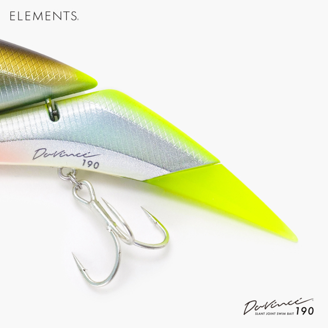 ELEMENTS ルアー|Davinci 190|機能と美を追求した唯一無二のスイムベイト（ダヴィンチ）|POND original通販