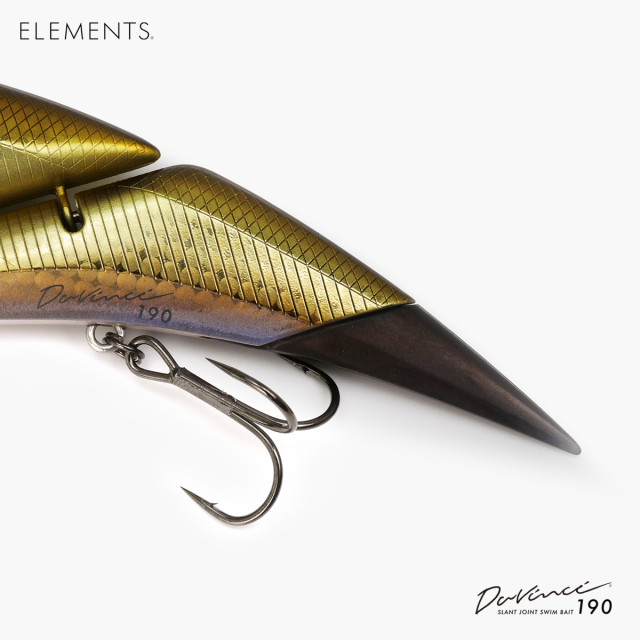 ELEMENTS ルアー|Davinci 190|機能と美を追求した唯一無二のスイムベイト（ダヴィンチ）|POND original通販
