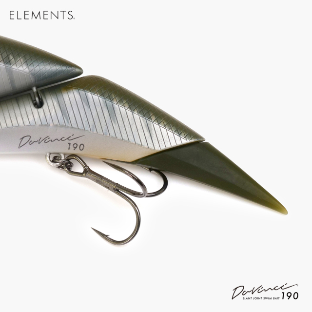 ELEMENTS ルアー|Davinci 190|機能と美を追求した唯一無二のスイムベイト（ダヴィンチ）|POND original通販