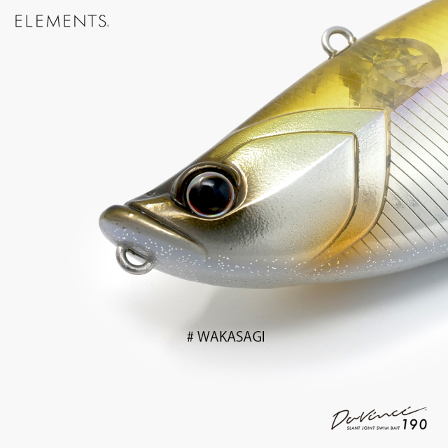 ELEMENTS ルアー|Davinci 190|機能と美を追求した唯一無二のスイムベイト（ダヴィンチ）|POND original通販