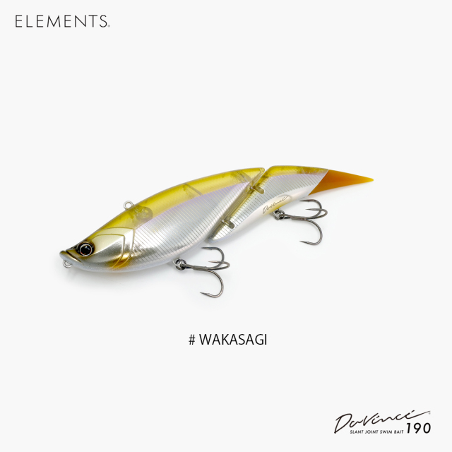 ELEMENTS ルアー|Davinci 190|機能と美を追求した唯一無二のスイムベイト（ダヴィンチ）|POND original通販