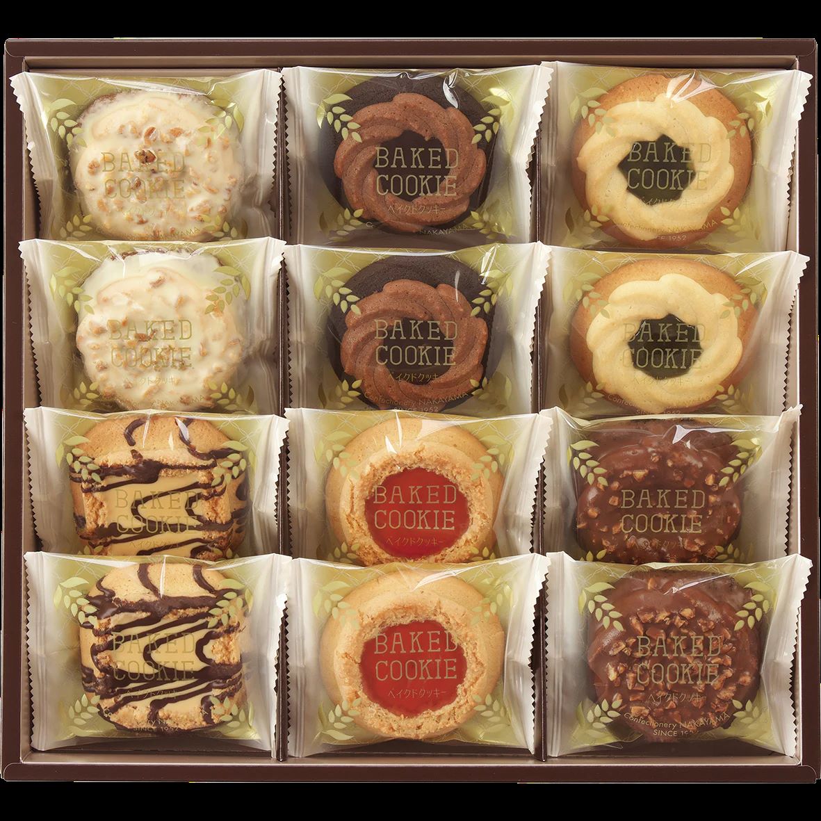 ベイクドクッキー12個入り 中山製菓