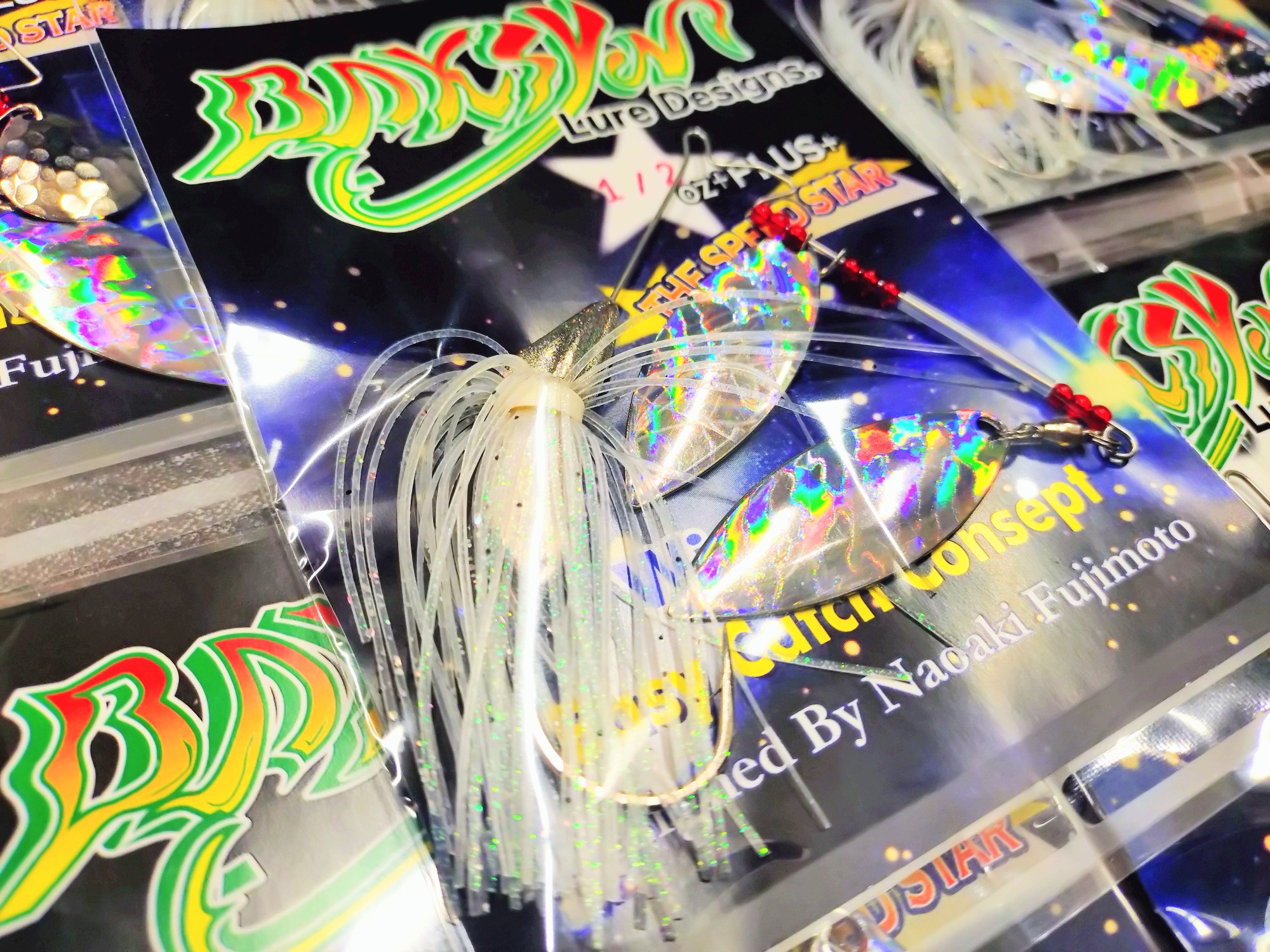 バクシンスピナーベイト    KPガチンコベイトフィッシュ  カニエのポパイオリジナルカラー