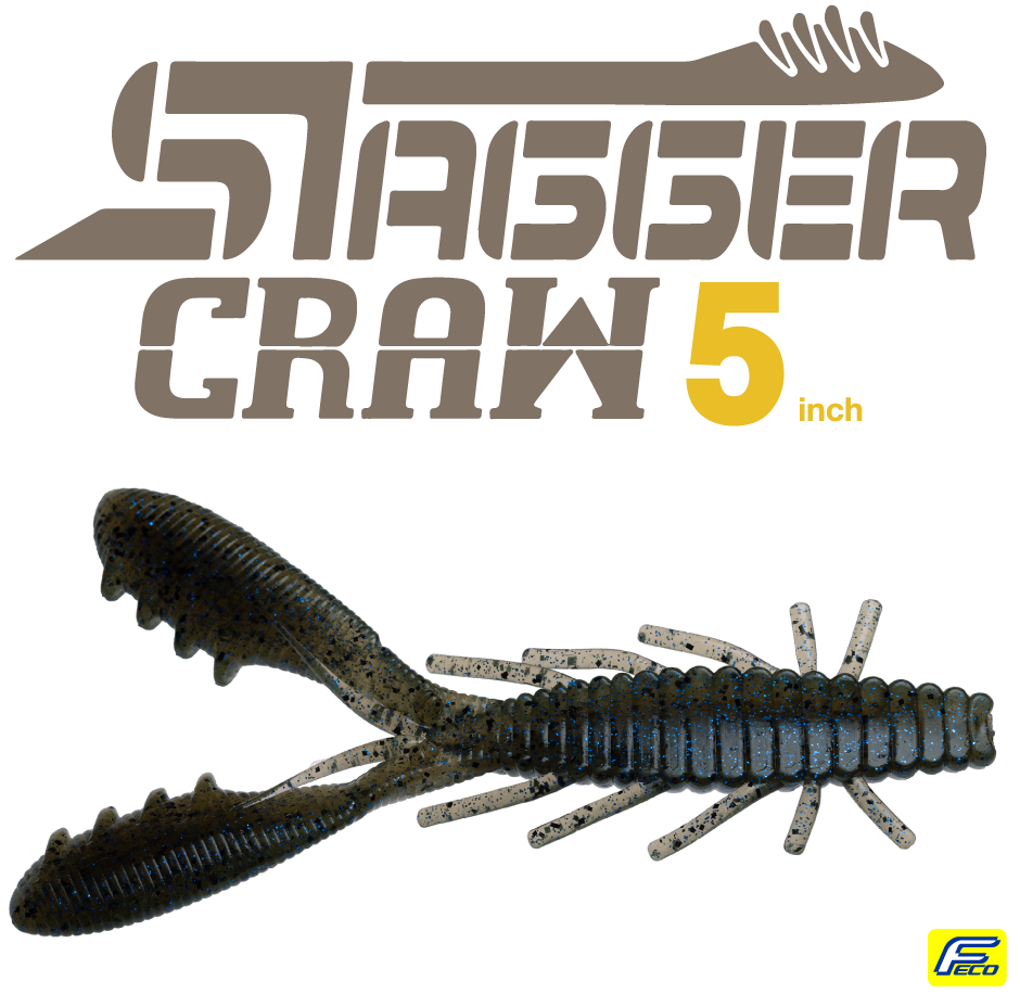 スタッガークロー 5インチ  STAGGER CRAW 5inch ハイドアップ HIDEUP