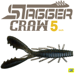 スタッガークロー 5インチ  STAGGER CRAW 5inch ハイドアップ HIDEUP
