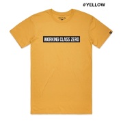 セールプライス！WORKING CLASS ZERO(ワーキングクラスゼロ) Standard Tee（YELLOW) スタンダードTee(イエロー)