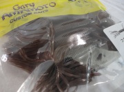 ゲーリーヤマモト　フラグラブ ５ W/ダブル  特注カラー ＃１２８ スモークブラウン