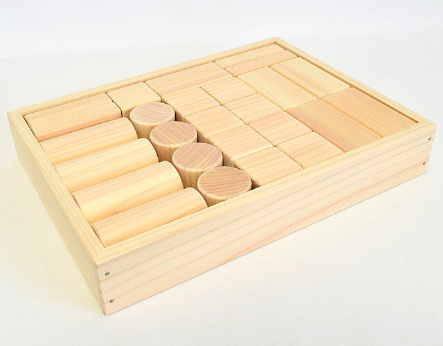 ヒノキ置物 ヒノキの積み木 あすなろ工房｜木のおもちゃ ポプリの森