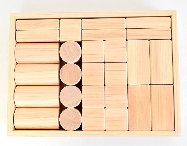 ヒノキの積み木 あすなろ工房｜木のおもちゃ ポプリの森