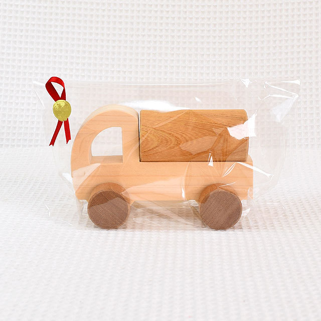 木製ミニカー　トラック コロコロくるま（トラック） 木製ミニカー｜木のおもちゃ ポプリの森