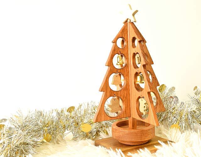 卓上クリスマスツリー（旭川美景園）北海道産｜木のおもちゃ ポプリの森