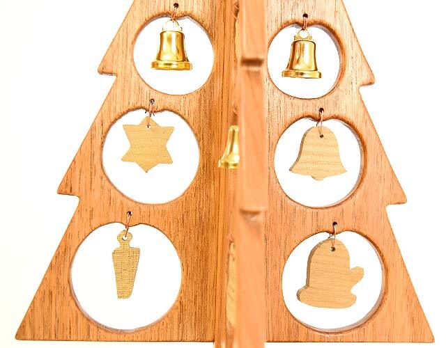 卓上クリスマスツリー（旭川美景園）北海道産｜木のおもちゃ ポプリの森