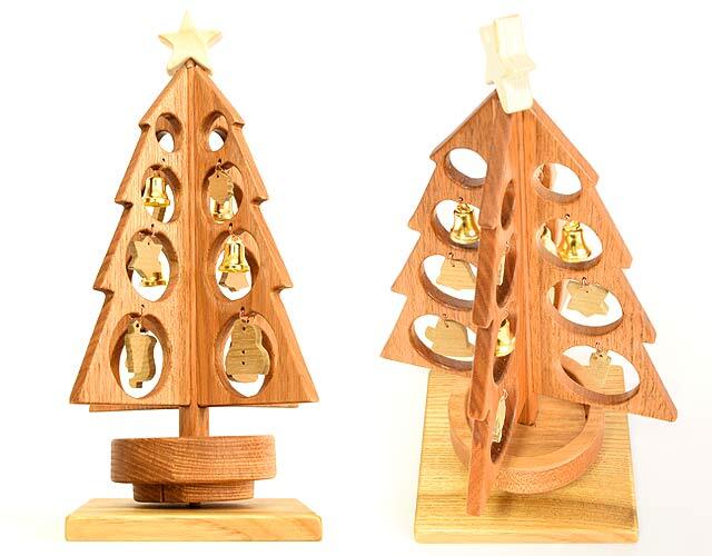 卓上クリスマスツリー（旭川美景園）北海道産｜木のおもちゃ ポプリの森