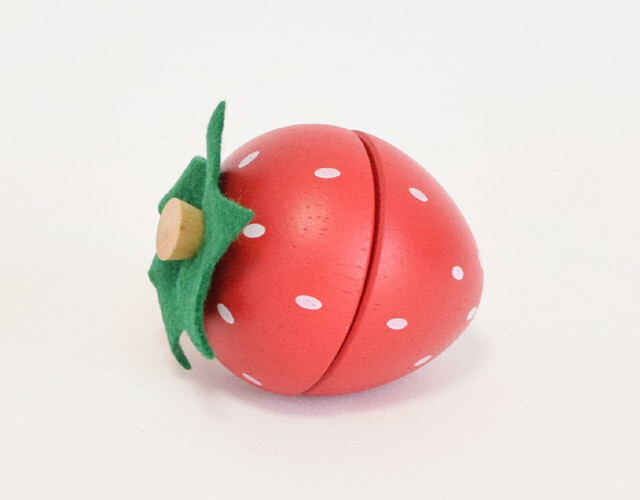いちご ままごと食材 エドインター｜木のおもちゃ ポプリの森