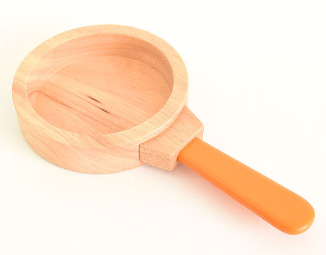 フライパン ままごと用具 エドインター｜木のおもちゃ ポプリの森