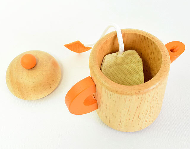 ティーポット 木製ままごと食器｜木のおもちゃ ポプリの森