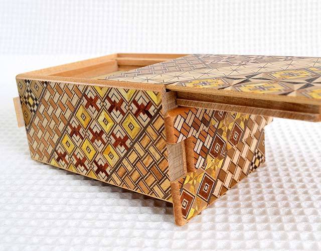 箱根寄木細工 木箱 からくり無し １０点セット　まとめ売り　伝統工芸品 秘密箱 4寸10回仕掛け/箱根寄木細工/伝統工芸品 ｜木のおもちゃ