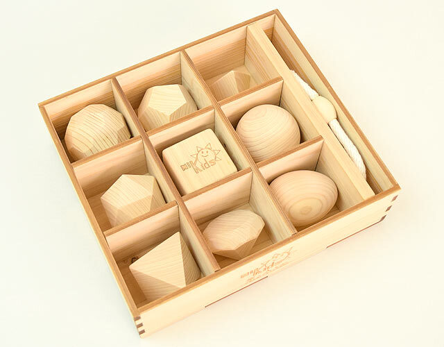 多面体の積み木 （TAMENTAI）国産ヒノキ使用｜木のおもちゃ ポプリの森