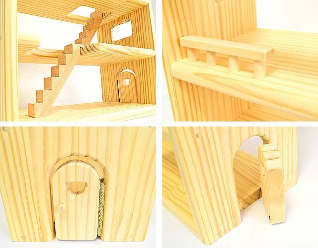 細かな細工を施したドールハウス