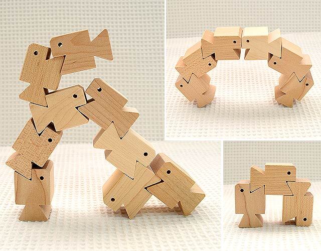 さかなブロック MOCCO｜日本製積み木｜木のおもちゃ ポプリの森