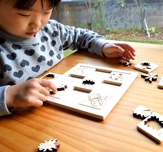 6歳　木のおもちゃ　パズル