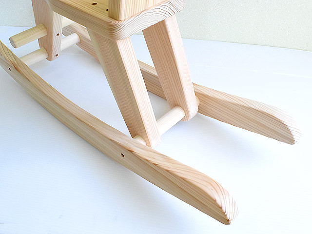 木製 ロッキングホース 【木馬】100cm KAWAI（カワイ） - 木製 ロッキングホース アンティーク 木馬
